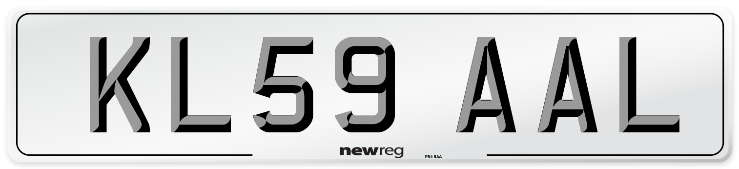 KL59 AAL Number Plate from New Reg